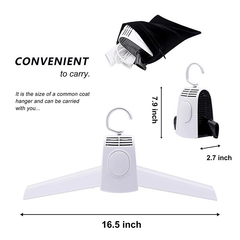 Portable and Folding Electric Hanger for Drying Clothes - E Hanger