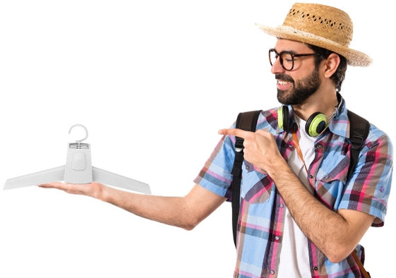 Portable and Folding Electric Hanger for Drying Clothes