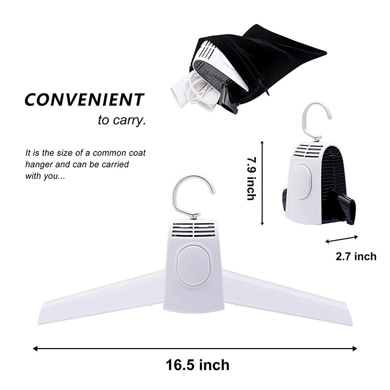 Portable and Folding Electric Hanger for Drying Clothes – E HANGER